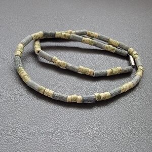 Vintage Sponge Coral & Shell Bead Necklace – Natural Earthy Tones